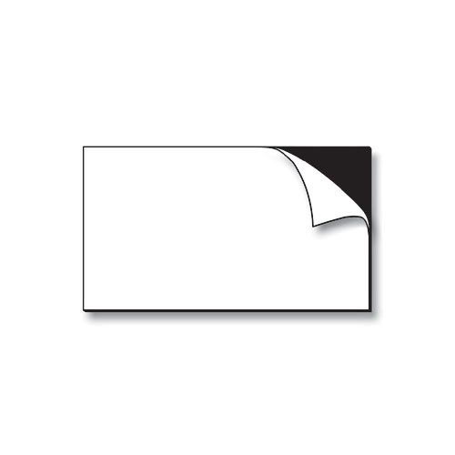 (25 pack) peel &amp; stick adhesive business card magnets 2&#034; x 3.5&#034; for sale