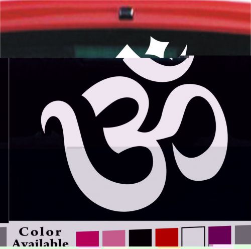 2X Meditation Om Yoga 4.25&#034; Funny Car Vinyl Sticker!  all color as per chart-125