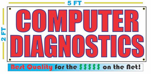 COMPUTER DIAGNOSTICS Banner Sign NEW Larger Size Best Price for The $$$ Pawn