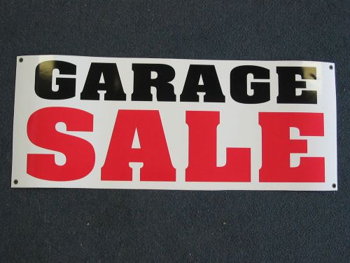 GARAGE SALE Banner Sign NEW Larger Size for Swap Meet Estate Sale