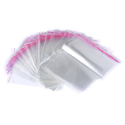 500 Self Adhesive Seal Plastic Bags (Usable Space 17.5x16cm)