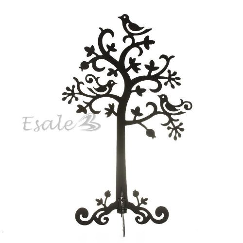Black Metal Holder Display Stand for Pendant Earrings Home Decor Jewelry Tree