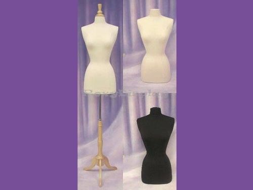 Female mannequin manikin dress form f2/4w+bs-01wood base tripod for sale