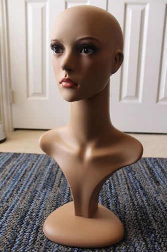 Mannequin Heads - Bulk :  4 Heads Total, 12 pcs. Brand NEW for Displaying Items.