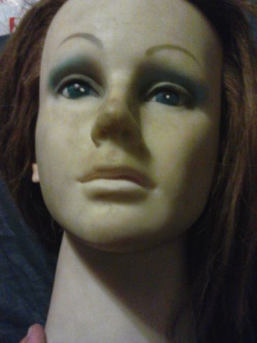 MANNEQUIN WIG head DISPLAY Retro 1960&#039;s Nora bust  prop Vintage Hair Woman  Girl