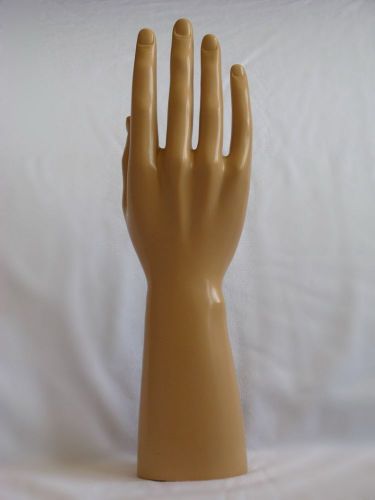 Male Model Hand Coffee Color Man Model Hand Partial Mannequin Display Rings 31cm