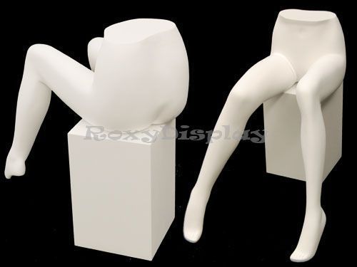 Female mannequin legs with a stool display hosiery, sox, sock. #md-slegfs for sale