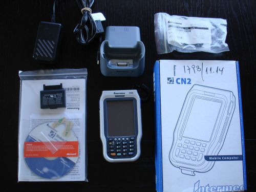 Intermec cn2b barcode scanner in mint condition with all accessories included ! for sale