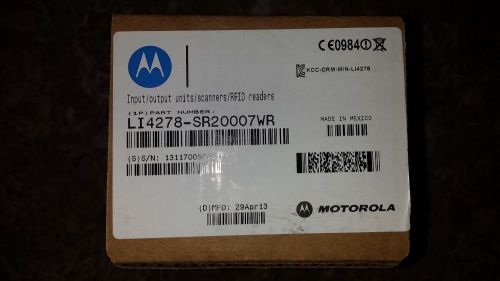Motorola Symbol LI4278 Handheld Decoded Barcode Scanner SR20007WR new