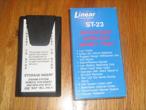 2 new Linear ST-23 Supervised Wireless Money Traps