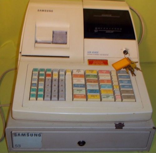 Samsung SER-6540II System Electronic Cash Register w/ Many keys