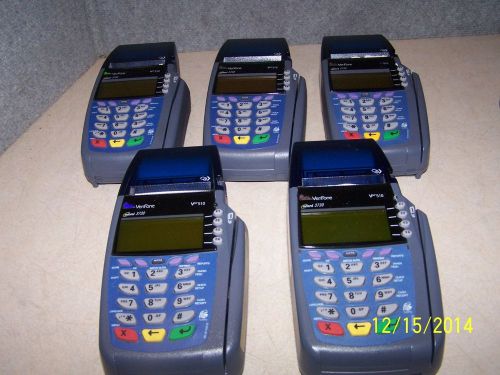 (5)Verifone Omni VX510 Credit Card Machines (NO A/C Adapters)