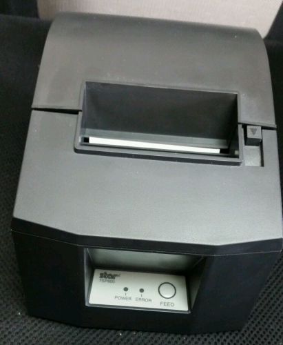 Star TSP600 Thermal POS Receipt Printer Autocutter Gray with P/S and all CORDS