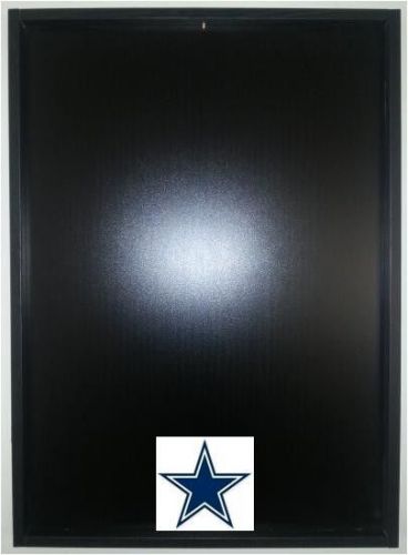 Jersey Display Case Frame Black Football Dallas Cowboys Logo Decal NEW