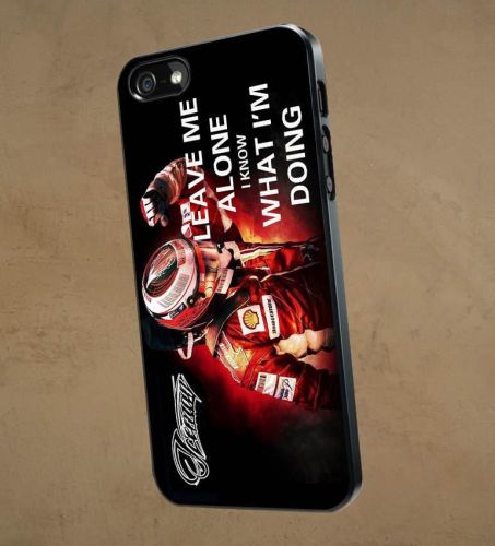 Kimi Raikkonen Racing Driver and Quote Samsung and iPhone Case