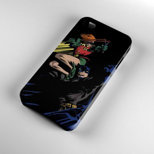 The Batman And Robbin Comic on 3D iPhone 4/4s/5/5s/5C/6 Case Cover Kj113
