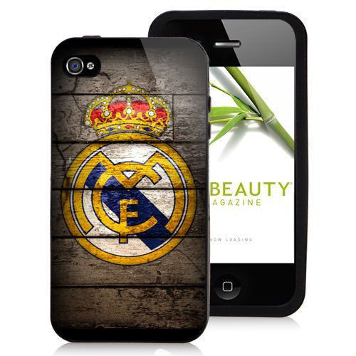 Real Madrid FC Wood Logo iPhone 5c 5s 5 4 4s 6 6plus Case