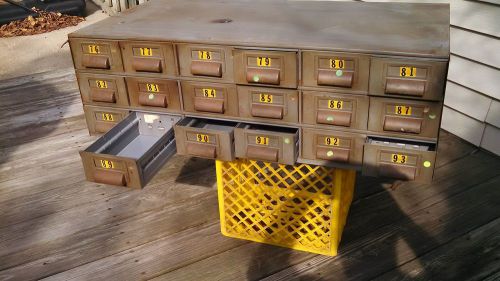 Similar lyon products type  steel stackable drawer case parts bins storage for sale