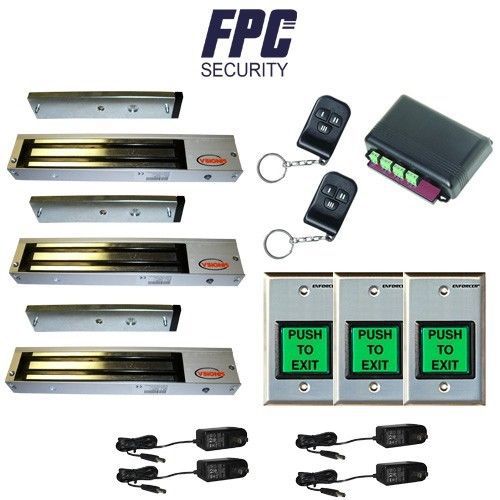 Fpc-5016 3 door access control outswinging door 600lbs electromagnetic lock for sale