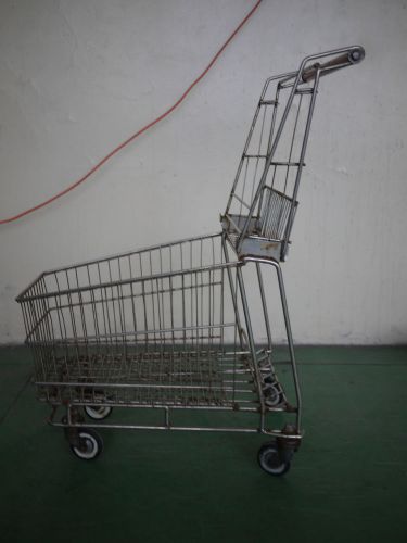 Vintage shopping trolley, not branded, used during communist times