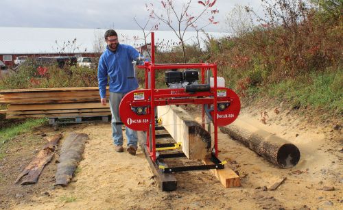 2014 Hud-Son Oscar 328 sawmill saw mill bandmill band lumber band mill