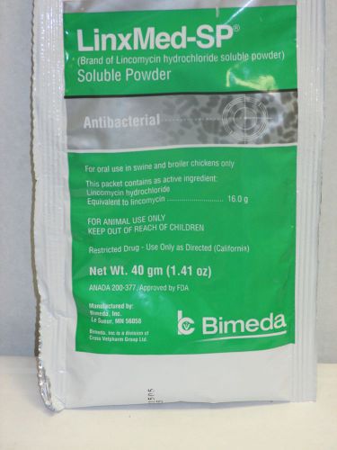 LinxMed-SP Lincomycin Hydrochloride Soluble Powder Antibacterial 40 gm package