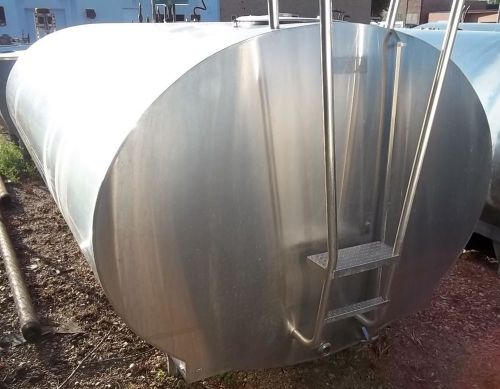 Mueller 2000 gallon oh67769 stainless steel bulk milk cooling tank for sale