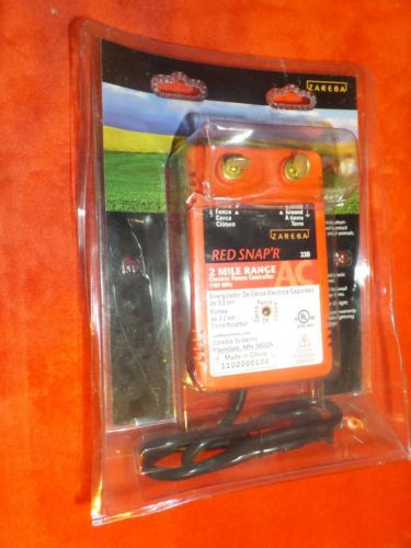 ZAREBA Red Snap&#039;r 2 Miles Electric Fence Controller Energizer33B
