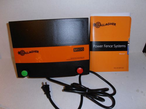 NEW GALLAGHER POWER PLUS M600 LOW IMPEDANCE ELECTRIC FENCE ENERGIZER