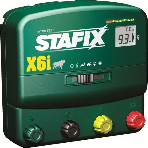 Stafix X6i Energizer 60 Mile Fence Charger. AC/DC Powered Includes Remote!