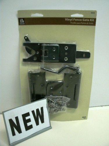 New in package everbilt black vinyl fence gate kit 526723 for sale