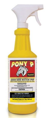 Pyranha pony xp spray 32 oz equine insecticide citronella scent water based for sale