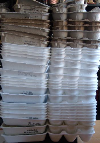 29 Empty Egg Cartons 18 Count 2 Dozen Styrofoam Cardboard Used Clean
