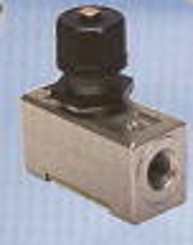 Speed control valve 1/4&#034; npt 1/2&#034; body by la-man pn sas4000-02 new! for sale