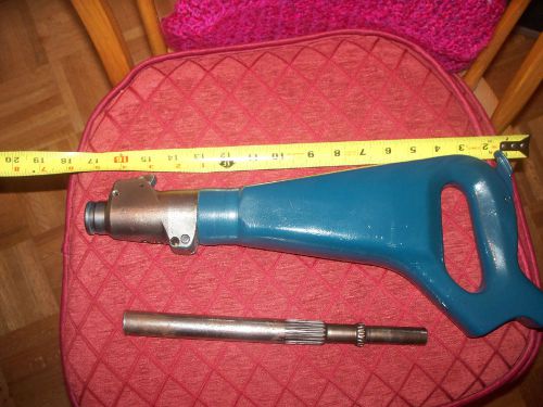 Atlas copco pneumatic chipping rivet hammer with bit for sale
