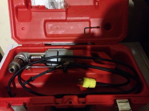 Milwaukee 1/2&#034; Corded Heavy Duty Right Angle Drill 1107-1 with case Elec. Tools