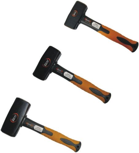 Faustel-set, hammer, 1000+1500+2000g., din 6475, fiberglas-softgriffe, bigleaf® for sale