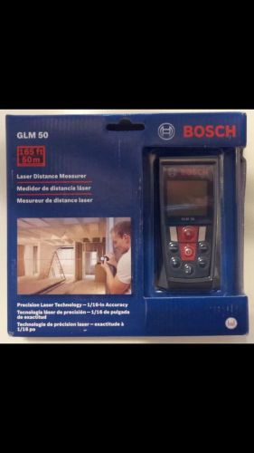Bosch GLM 50 Laser Distance Measurer with 165-Feet Range and Backlit Display