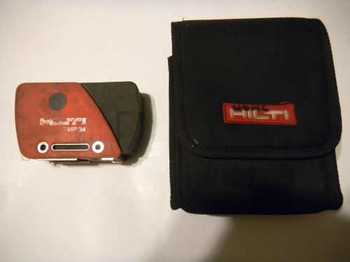 HILTI PMP34 LASER LEVEL SELF-LEVELING,PMP 34 USED AND WORKING.