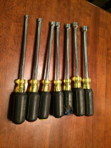 Klein Tools Long And Short Magnetic Nut Driver Lot