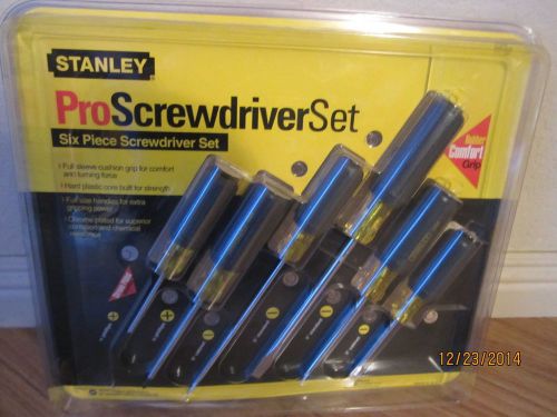 Stanley six piece pro screwdriver set for sale