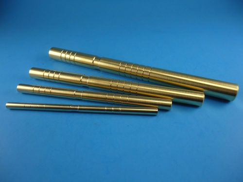 Tinmantool 4 Pc Brass Punch Set-Aircraft Automotive Tools