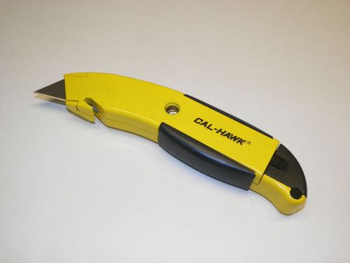 Cal-hawk quick change utility knife 5 razor blades string cutter 3 position for sale