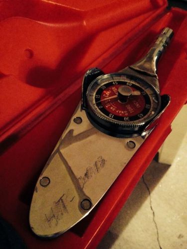 Snap-On TE6FUA Torqometer 1/4 in Drive 0-75 in/lbs Torque Wrench. Inch Pound