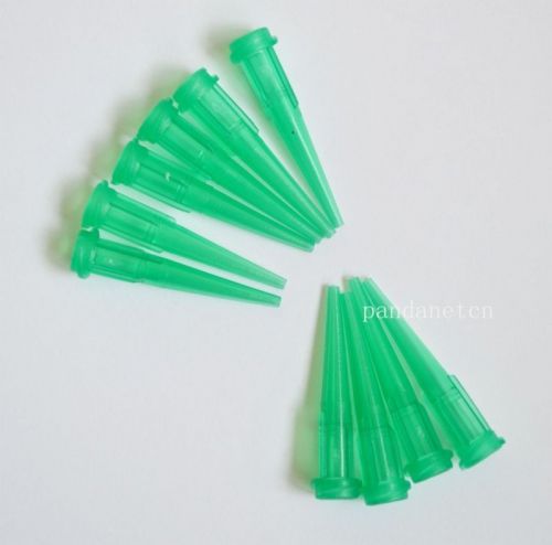 TT Blunt dispensing needles plastic tapered tips 150 pcs 18Ga green