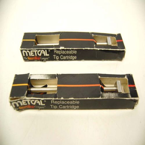 New 2 metcal smtc-112 replaceable tip cartridges for mx-500 iron, plcc 20 for sale