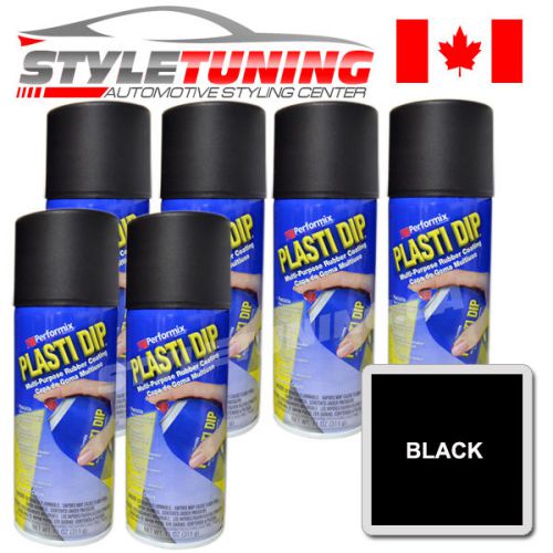 6 cans (case)  of plasti dip  - black - canada for sale