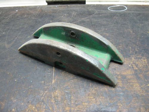 Greenlee 1-0939 hydraulic pipe bending shoe support small 1 1/2&#034; - 2&#034; for sale