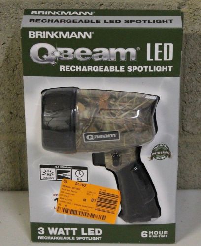 Brinkmann QBeam LED rechargeable spotlight New
