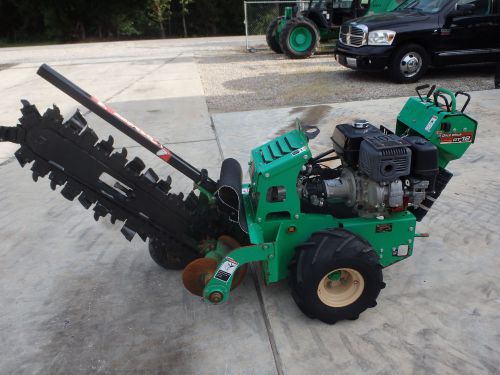 2010 ditch witch rt12 walk behind tencher, heavy construction equipment, vermeer for sale